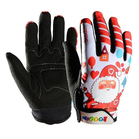 Child Full Fingers Cycling Gloves