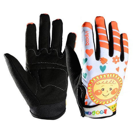 Child Full Fingers Cycling Gloves