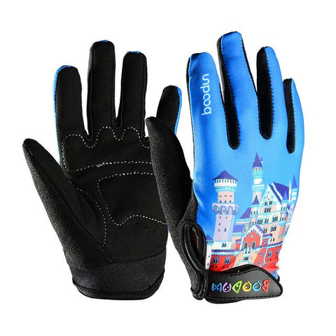 Child Full Fingers Cycling Gloves