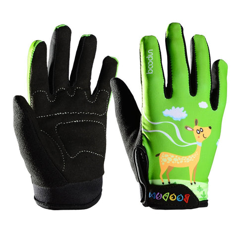 Child Full Fingers Cycling Gloves