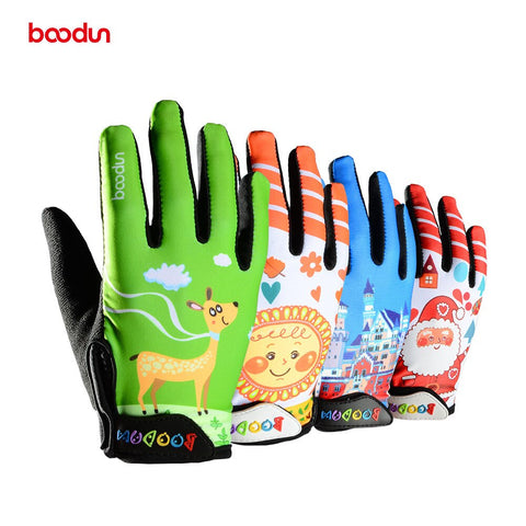 Child Full Fingers Cycling Gloves