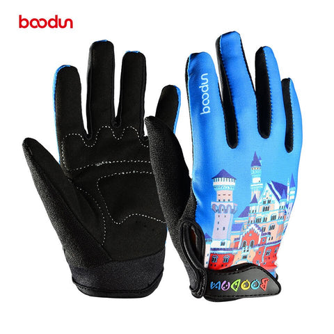 Child Full Fingers Cycling Gloves