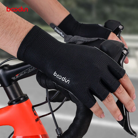 Men Women Cycling Gloves Breathable Anti-shock Sport Half Finger Road Bike Gloves