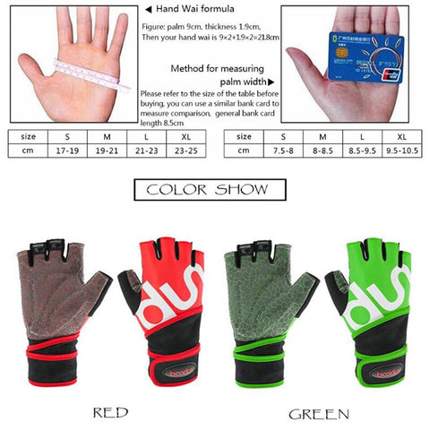 Anti Skid CrossFit Gym Fitness Gloves