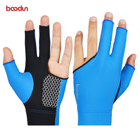 Pool Billiard Gloves 3 Fingers Spandex Breathable Anti-skid Snooker Gloves