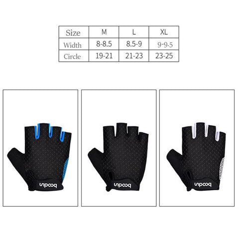 Men Women Cycling Anti-slip Men Women Half Finger Gloves