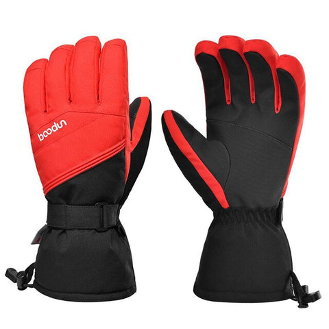 Professional Ski Gloves Touch Screen Fleece Winter Warm Snowboard Gloves