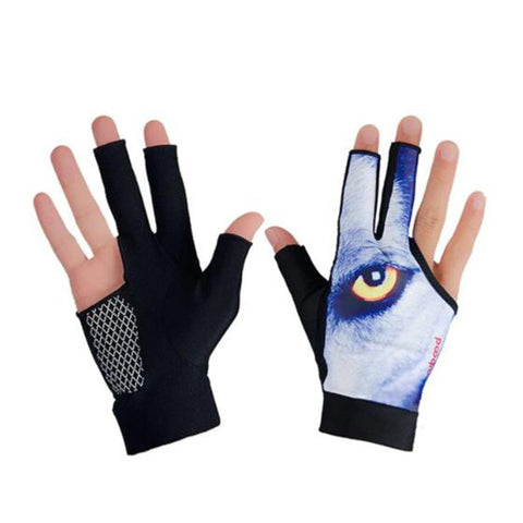 Billiard Pool Shooters 3 Fingers Snooker Billiard Gloves